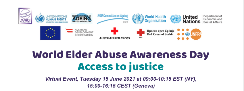 World Elder Abuse Awareness Day – Access to justice